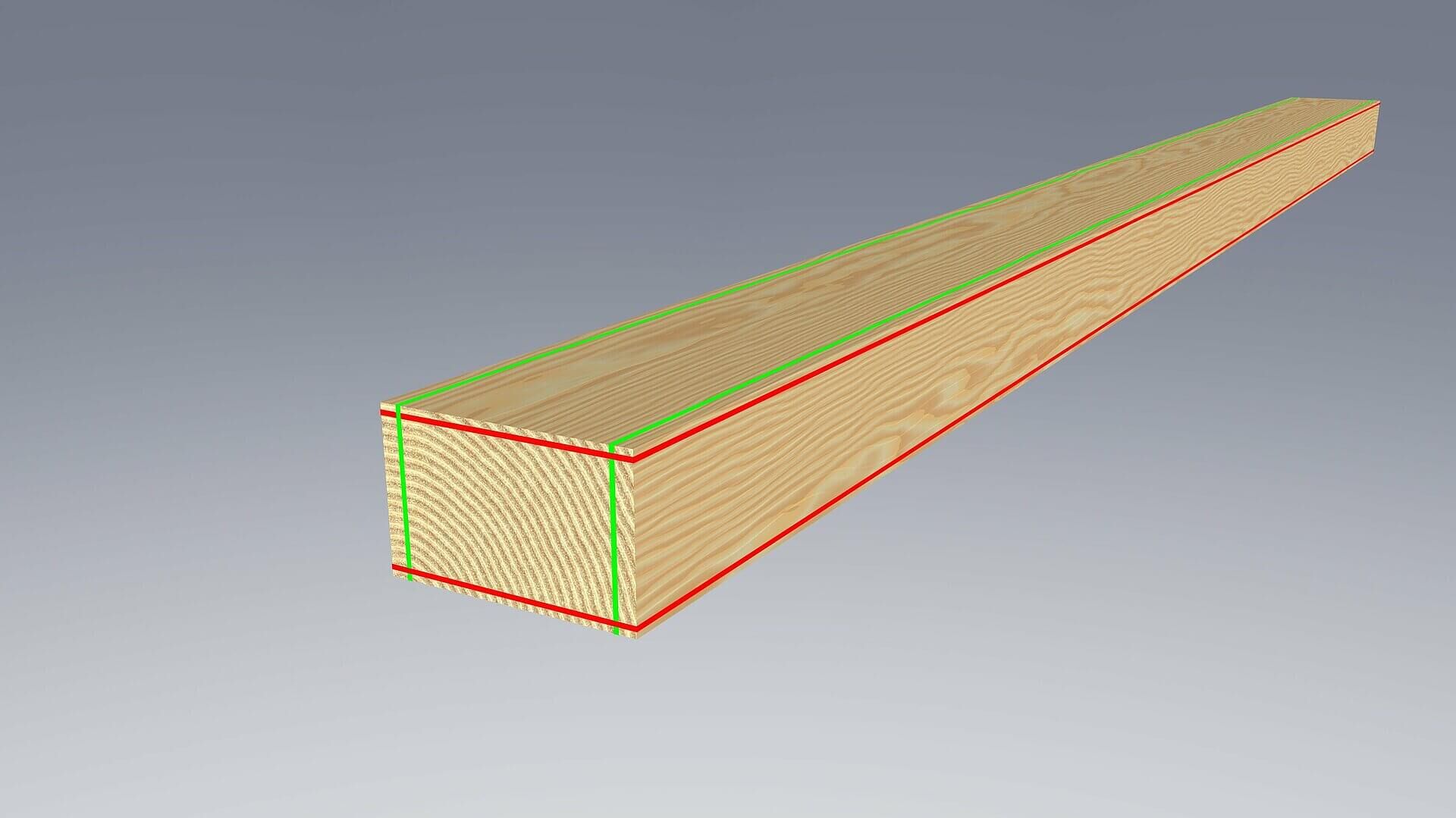 Dimenzije končnega produkta s funkcijo MoulderPreView